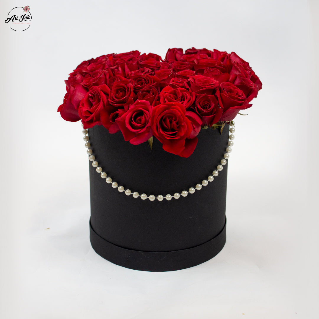 Romantic Red Rose Box