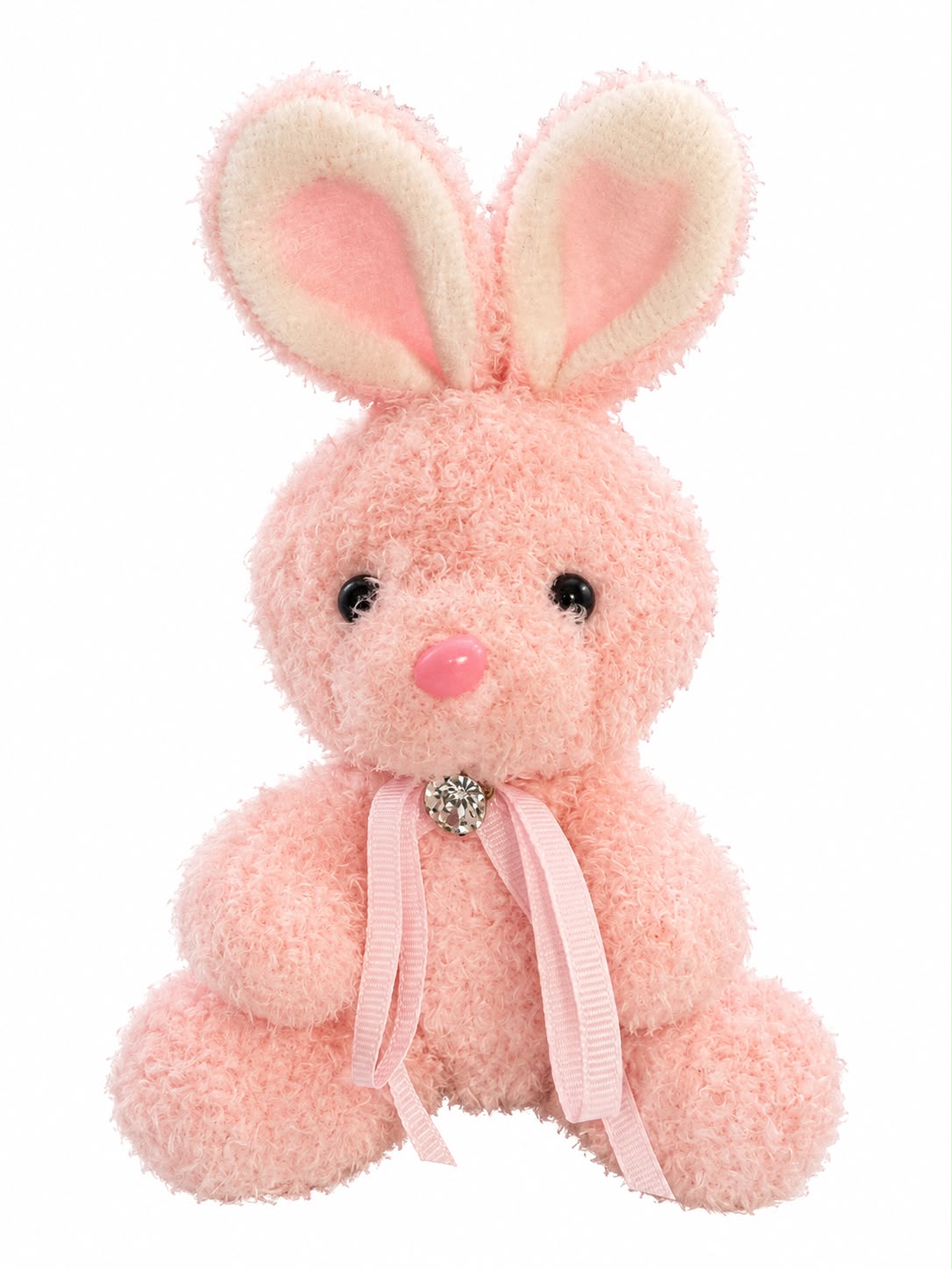 Pink Plush Bunny with Bow