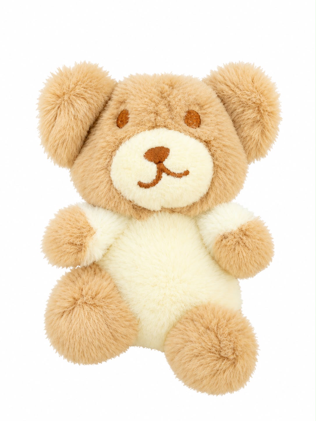 Light Caramel Bear with White Tummy