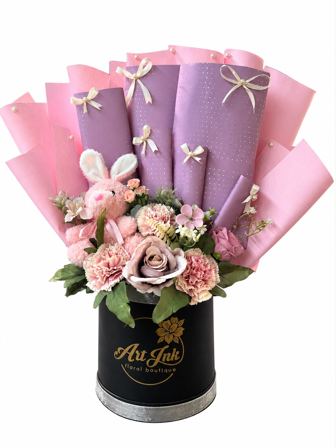 The Blush Bunny Bouquet